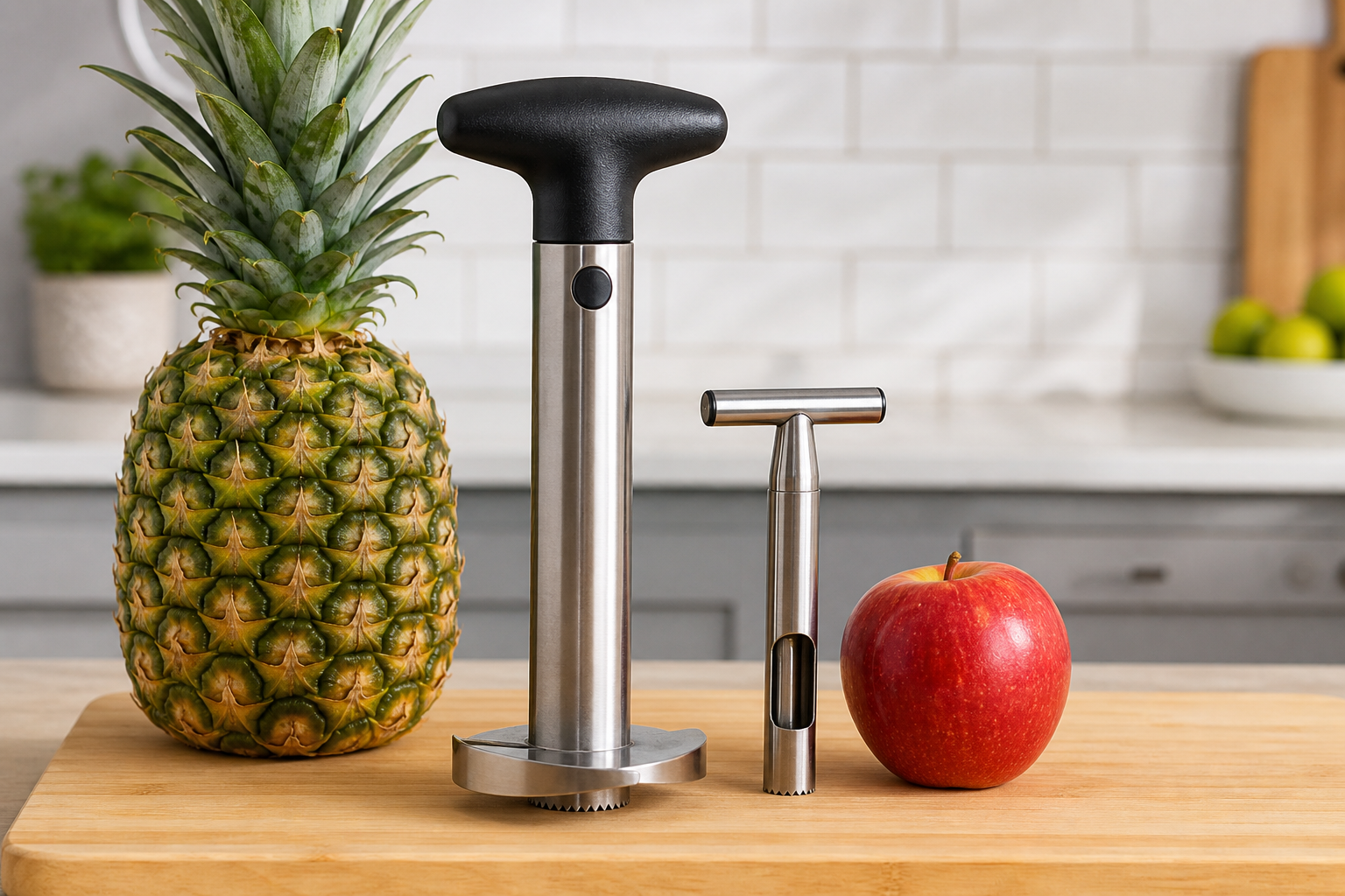 Pineapple corer set